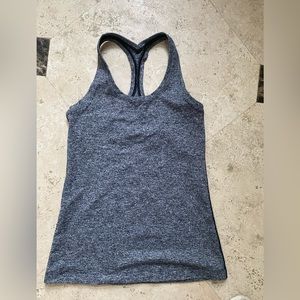 lululemon cool racerback. Worn a few times. Heathered gray. Size 6